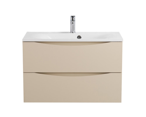 Тумба с раковиной подвесная BelBagno MARINO-800 Crema Opaco, раковина белая  BB800/450-LV-MR-FT