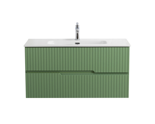 Мебель для ванной подвесная CEZARES DUET-N-1000-2C-SO-PS-P Фисташковый Софт