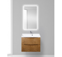 Тумба с раковиной подвесная BelBagno MARINO-700 Rovere Nature, раковина белая