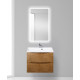 Тумба с раковиной подвесная BelBagno MARINO-700 Rovere Nature, раковина белая