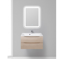 Тумба с раковиной подвесная BelBagno MARINO-800 Rovere Grigio, раковина белая  BB800/450-LV-MR-AST