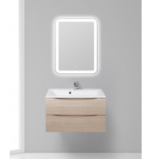 Тумба с раковиной подвесная BelBagno MARINO-800 Rovere Grigio, раковина белая  BB800/450-LV-MR-AST