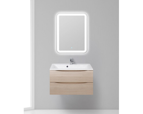 Тумба с раковиной подвесная BelBagno MARINO-800 Rovere Grigio, раковина белая  BB800/450-LV-MR-AST