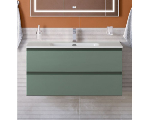 Тумба с раковиной подвесная BelBagno KRAFT-1000-2C-SO-VO, 100 см, Еловый Матовый, раковина белая BB1000ETL