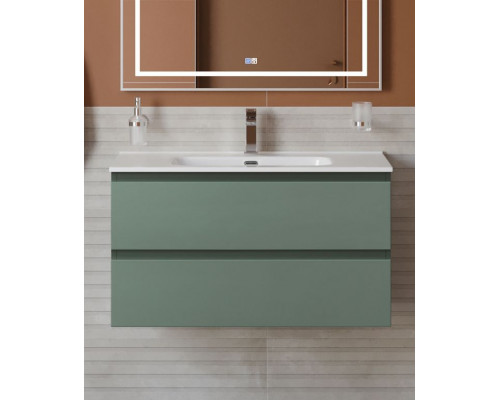 Тумба с раковиной подвесная BelBagno KRAFT-900-2C-SO-VO, 90 см, Еловый Матовый, раковина белая BB900ETL