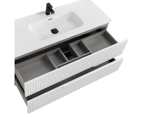 Мебель для ванной подвесная CEZARES DUET-N-1200-2C-SO-FBS-P Ясень белый Софт