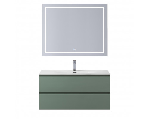 Тумба с раковиной подвесная BelBagno KRAFT-1000-2C-SO-VO, 100 см, Еловый Матовый, раковина белая BB-8099-100