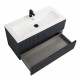 Мебель для ванной подвесная CEZARES DUET-N-1000-2C-SO-GR-P Grafito