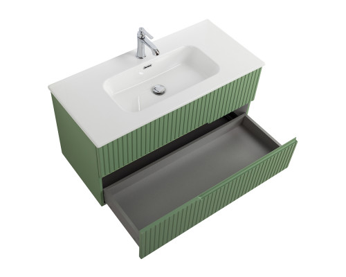 Мебель для ванной подвесная CEZARES DUET-N-1000-2C-SO-PS-P Фисташковый Софт