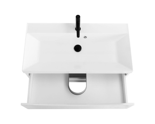 Тумба с раковиной подвесная BelBagno MARINO-800 Bianco Opaco, раковина белая BB800/450-LV-MR-AST