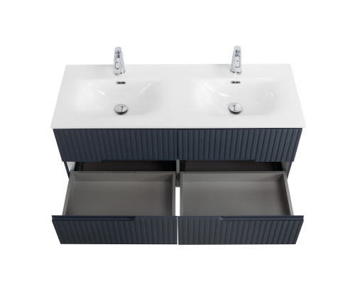 Мебель для ванной подвесная с четырьмя ящиками CEZARES DUET-N-1200-4C-SO-2-GR-P Grafito