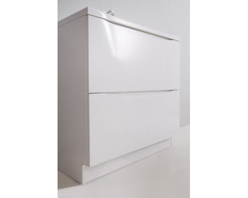 Тумба с раковиной напольная BelBagno MARINO-600 Bianco Lucido, раковина белая