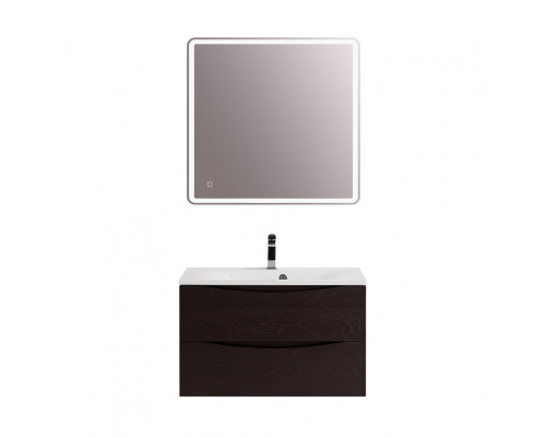 Тумба с раковиной подвесная BelBagno MARINO-800 Rovere Cioccolato Amaro, раковина  BB800/450-LV-MR-FT