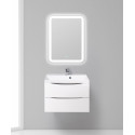 Тумба с раковиной подвесная BelBagno MARINO-700 Bianco Lucido, раковина белая