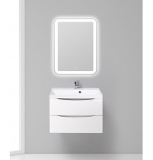 Тумба с раковиной подвесная BelBagno MARINO-700 Bianco Lucido, раковина белая