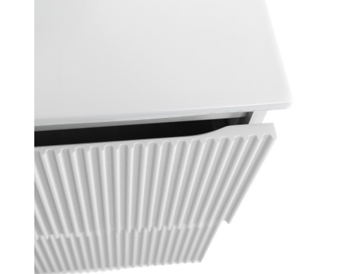 Тумба с раковиной подвесная 100 см, BelBagno UNO-1000-2C-SO-BO Bianco Opaco, раковина белая BB-8099-100