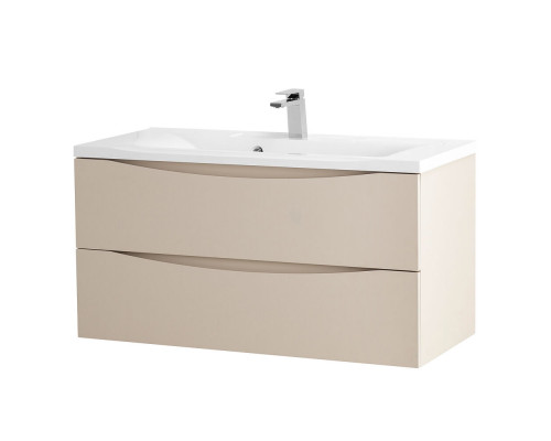 Тумба с раковиной подвесная BelBagno MARINO-800 Crema Opaco, раковина белая  BB800/450-LV-MR-AST