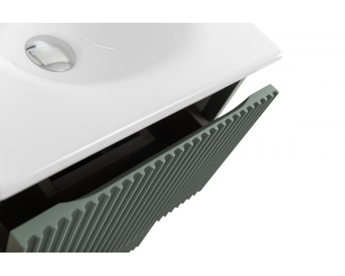 Тумба с раковиной подвесная 40 см, BelBagno UNO-MINI-400-2C-SO-VO Еловый матовый, раковина белая BB-8099-3-40