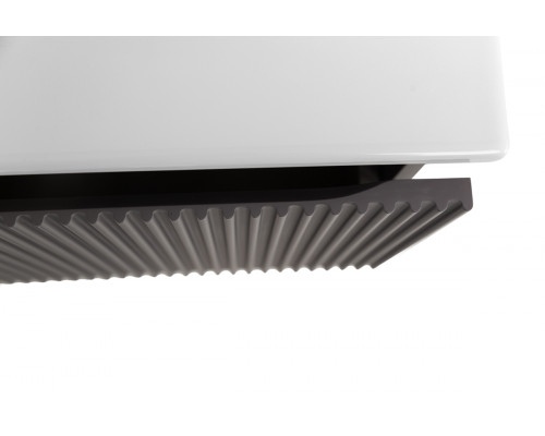 Тумба с раковиной подвесная 80 см, BelBagno UNO-800-1C-SO-GSO Темно-Серый матовый, раковина белая BB-8099-80