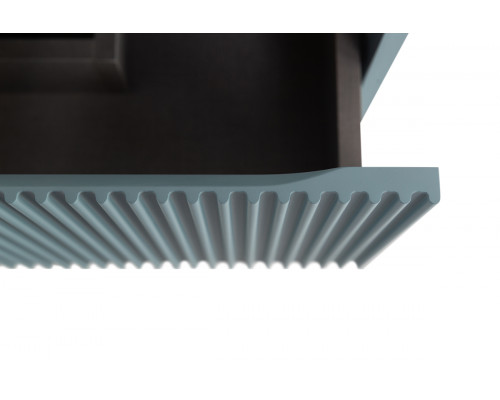 Тумба с раковиной подвесная 90 см, BelBagno UNO-MINI-900-2C-SO-AO Голубой матовый, раковина белая BB-8099-3-90