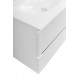 Тумба с раковиной подвесная 80 см, BelBagno UNO-800-2C-SO-BO Bianco Opaco, раковина белая BB-8099-80