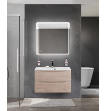Тумба с раковиной подвесная BelBagno MARINO-800 Rovere Grigio, раковина белая  BB800/450-LV-MR-FT