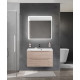 Тумба с раковиной подвесная BelBagno MARINO-800 Rovere Grigio, раковина белая  BB800/450-LV-MR-FT