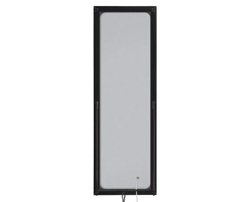 Интерьерное зеркало напольное в алюминиевой раме со встроенным светильником BelBagno SPC-KRAFT-555-1700-TCH-PIA-NERO