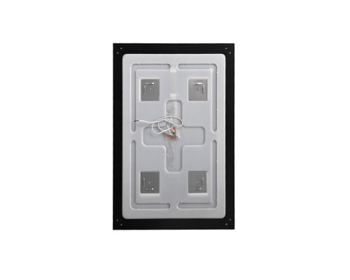 Зеркало в алюминиевой раме со встроенным светильником BelBagno SPC-KRAFT-500-900-SENS-NERO