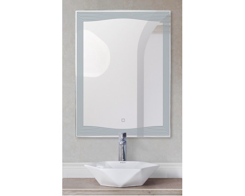 Зеркало с встроенным светильником и сенсорным выключателем BelBagno SPC-LNS-600-800-LED-TCH