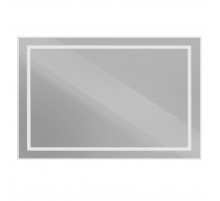 Зеркало в алюминиевой раме со встроенным светильником BelBagno SPC-KRAFT-1200-800-SENS-AL