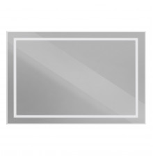 Зеркало в алюминиевой раме со встроенным светильником BelBagno SPC-KRAFT-1200-800-SENS-AL