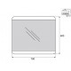 Зеркало BelBagno SPC-CEZ-700-600-LED-BTN