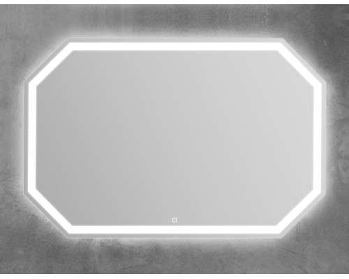 Зеркало с встроенным светильником и сенсорным выключателем BelBagno SPC-OTT-1200-800-LED-TCH