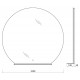 Зеркало BELBAGNO SPC-RNG-1000-LED-TCH-MENS