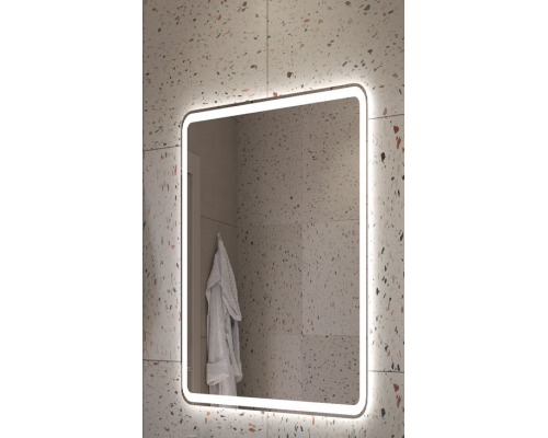 Зеркало 600x800x30мм со встроенной разноцветной подсветкой RGB и сенсорным выключателем CEZARES CZR-SPC-MC-600-800-RGB-TCH