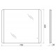 Зеркало BelBagno SPC-CEZ-700-600-LED-TCH