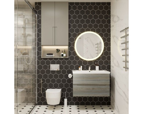 Зеркало с теплой подсветкой ART&MAX Bolzano AM-Boz-780-DS-C