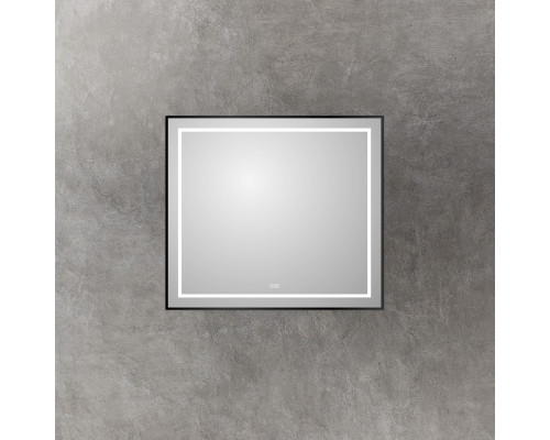 Зеркало в раме с подсветкой сенсорным выкл. и подогревом BelBagno SPC-KRAFT-900-800-LED-TCH-WARM-NERO