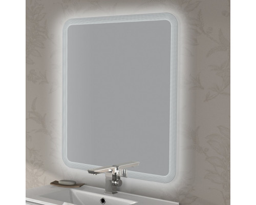 Зеркало со встроенной LED подсветкой, 74х90 Cezares 54355