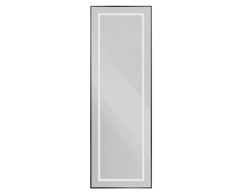 Интерьерное зеркало напольное в алюминиевой раме со встроенным светильником BelBagno SPC-KRAFT-555-1700-TCH-PIA-NERO