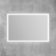 Зеркало с встроенным светильником и кнопочным выключателем BelBagno SPC-GRT-900-600-LED-BTN