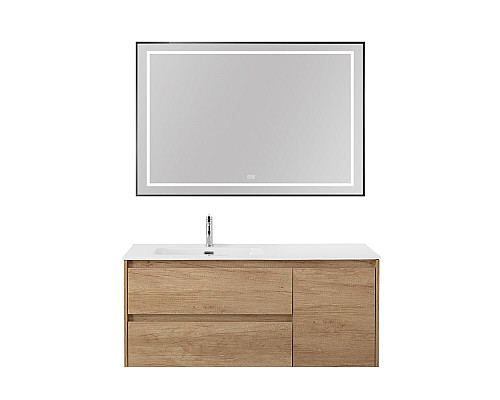 Зеркало в раме с подсветкой сенсорным выкл. и подогревом BelBagno SPC-KRAFT-1200-800-LED-TCH-WARM-NERO