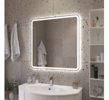 Зеркало 800x800x30мм со встроенной разноцветной подсветкой RGB и сенсорным выключателем CEZARES CZR-SPC-MC-800-800-RGB-TCH