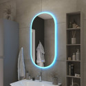 Зеркало 550x1050х30мм с контурной разноцветной подсветкой RGB и сенсорным выключателем CEZARES CZR-SPC-ELS-550-1050-RGB-TCH