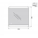 Зеркало BelBagno SPC-CEZ-700-700-LED-TCH