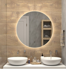 Зеркало с теплой подсветкой ART&MAX SANREMO AM-San-1000-DS-C