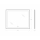 Зеркало в раме с подсветкой сенсорным выкл. и подогревом BelBagno SPC-KRAFT-1000-800-LED-TCH-WARM-NERO