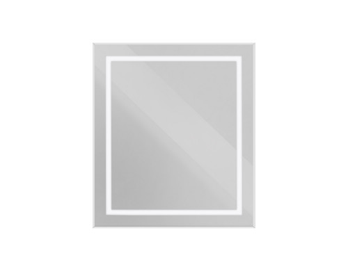 Зеркало в алюминиевой раме со встроенным светильником BelBagno SPC-KRAFT-700-800-SENS-AL