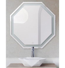 Зеркало с встроенным светильником и сенсорным выключателем BelBagno SPC-OTT-800-800-LED-TCH